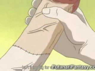 Hentai futanari 2 føtter pecker