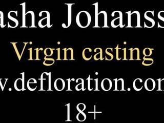 Masha johansson virgin’s eerste gieten op camera: x nominale video- ae