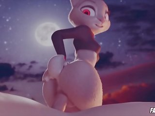 Big Booty Judy Hopps Gets Her Ass Pounded By Huge prick &vert; 3D adult movie Cartoon