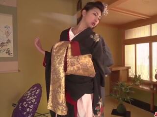 MILF Takes Down Her Kimono for a Big Dick: Free HD sex video 9f