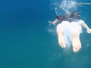 First Underwater provocative Video, Free Swimmer HD sex video 12