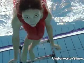 Anna - nude swimming underwater