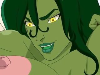 رائع أربعة بالغ قصاصة shehulk صب