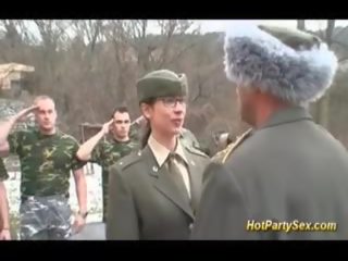 Military young lover Gets Soldiers Cum